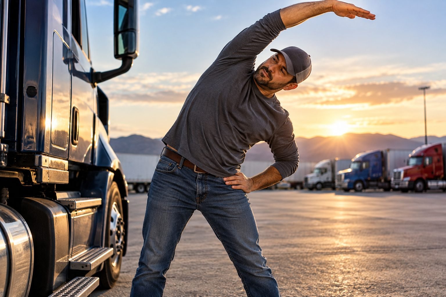 Espalda, cuello y hombros: el precio de tantas horas al volante – Ejercicios sencillos