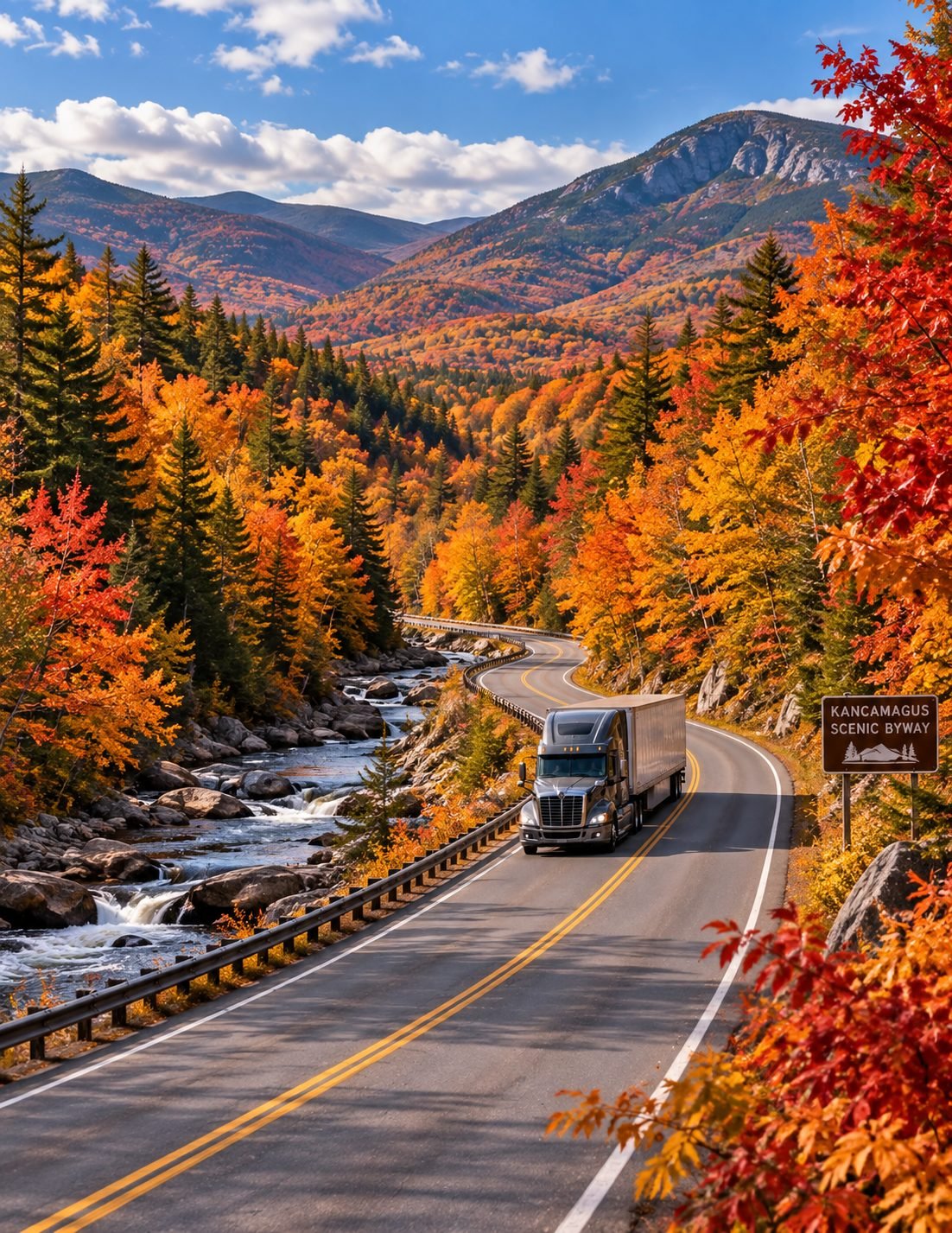 Las mejores rutas para disfrutar el otoño sobre ruedas – Kancamagus highway: el otoño en new hampshire