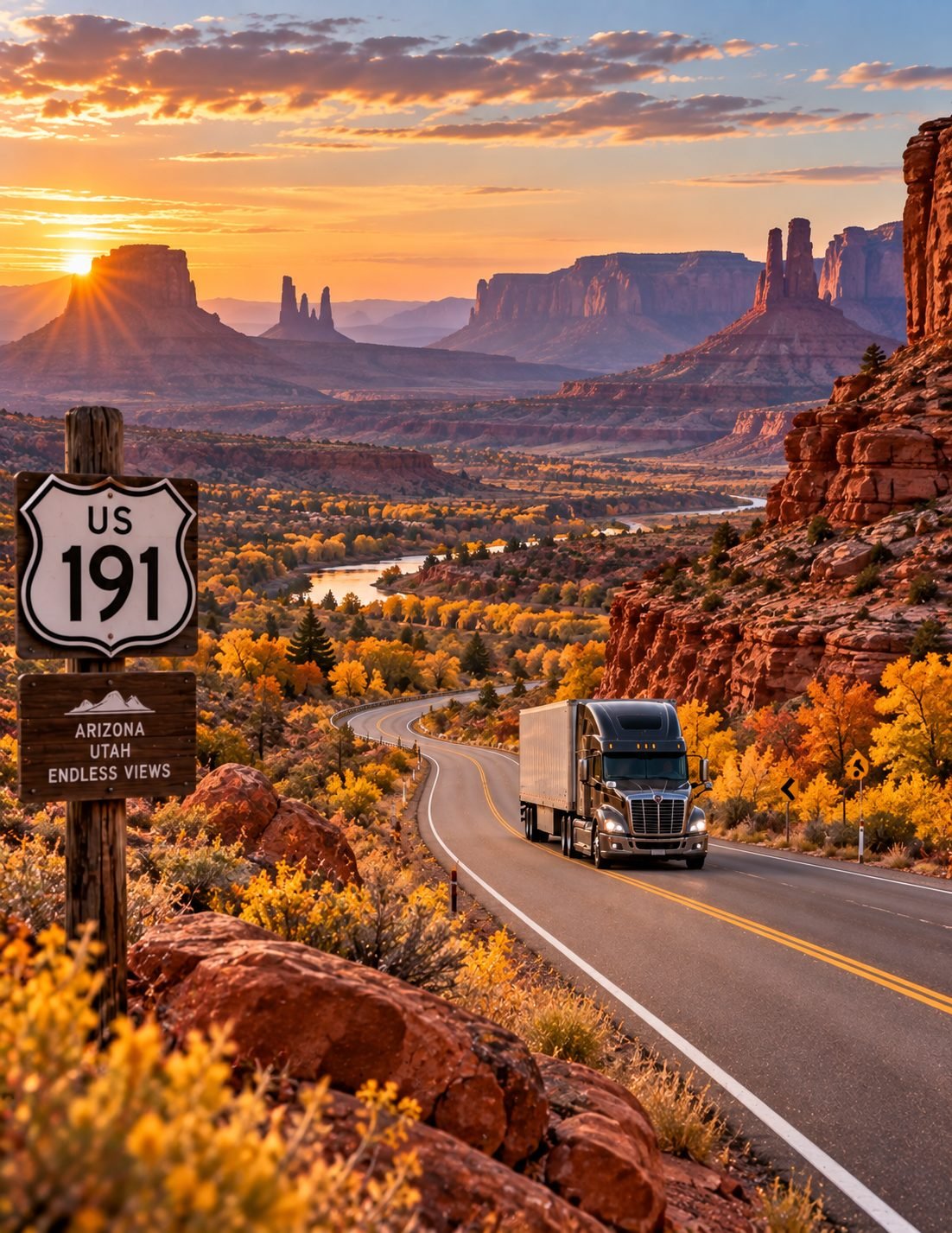 Las mejores rutas para disfrutar el otoño sobre ruedas – Us-191: arizona y utah en otra dimensión
